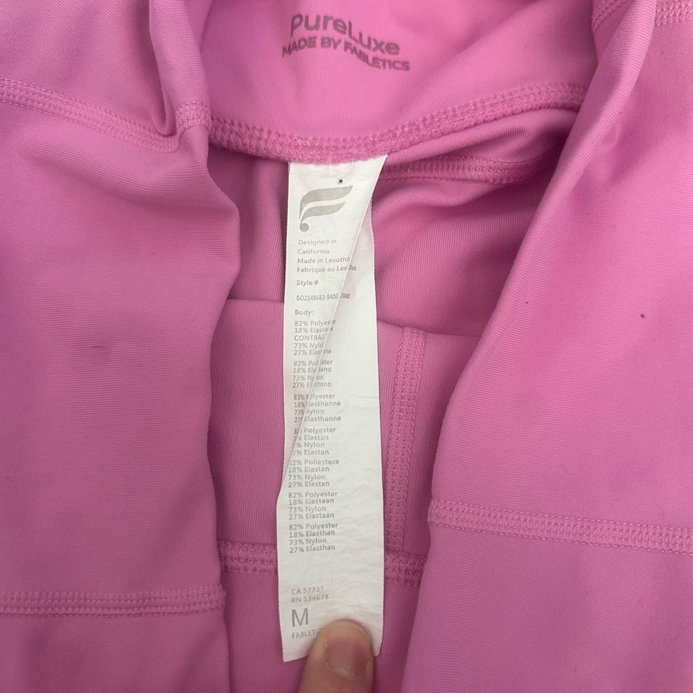 Fabletics Pink Shorts - Picture 3 of 3